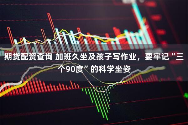 期货配资查询 加班久坐及孩子写作业，要牢记“三个90度”的科学坐姿